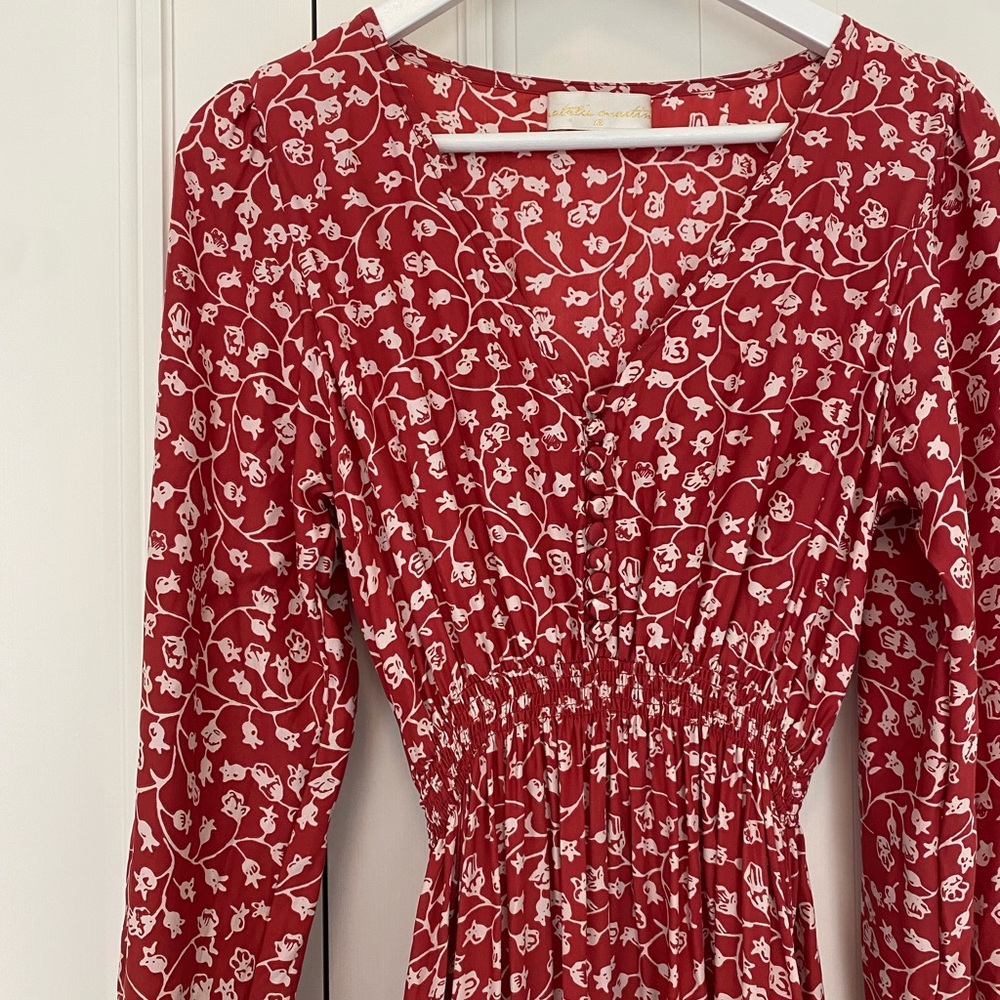 Natalie Martin Silk Maxi Dress (XS)